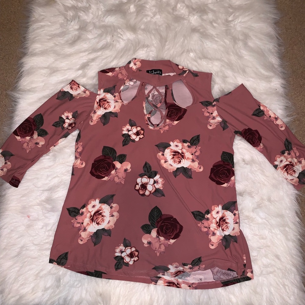 Cold shoulder beautiful shirt